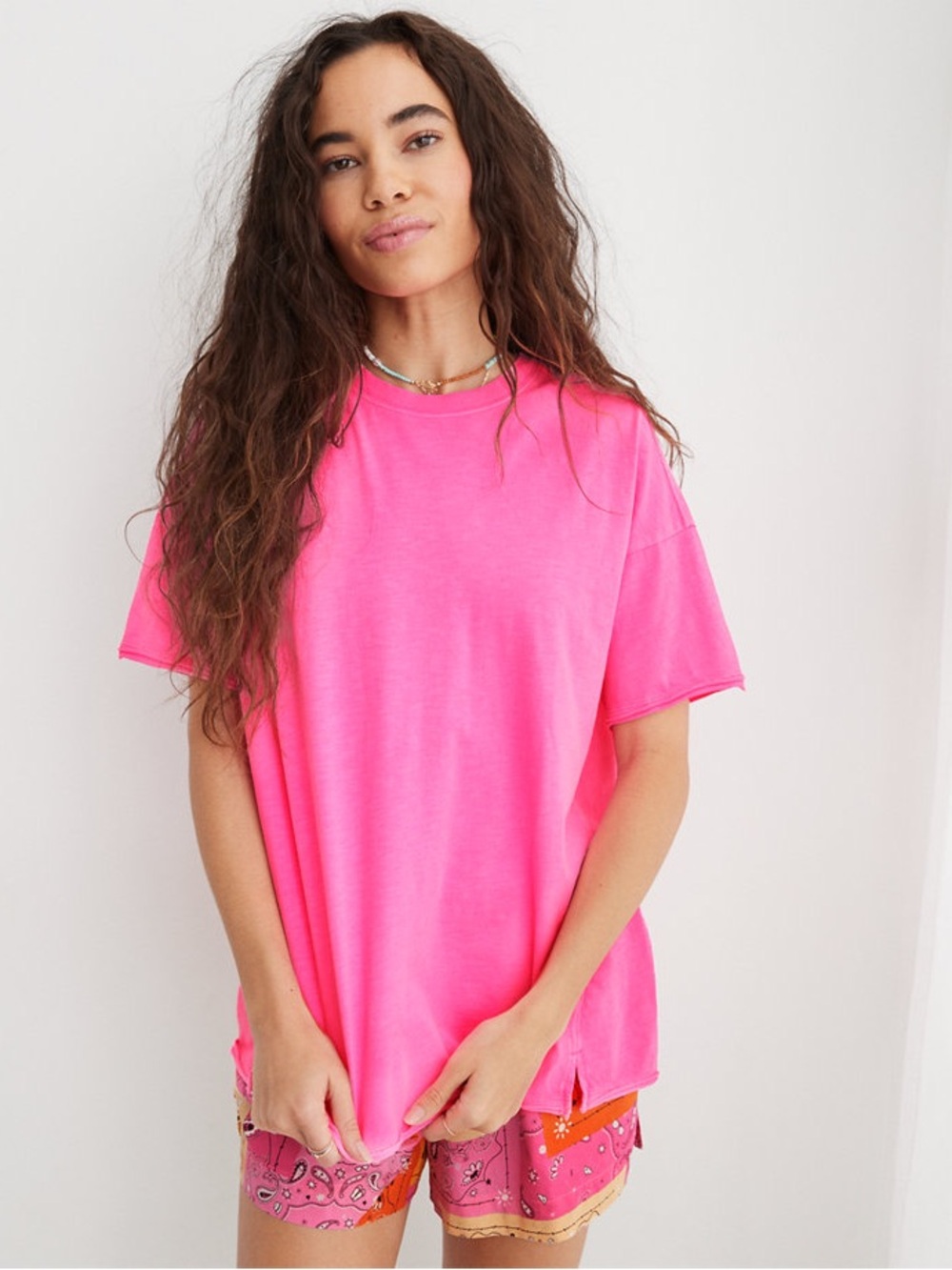 aerie oversized boyfriend tee
